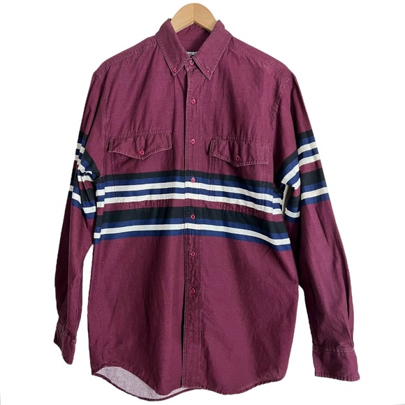 Vintage Wrangler Frontier Series Western Button-Down Shirt Size Medium - Picture 3 of 10